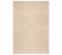 vidaXL Rug ZIZUR Beige 140x200 cm Jute Look Indoor and Outdoor
