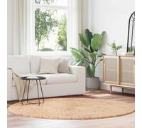 vidaXL Shaggy Rug High Pile NAVARRA Beige 200x200 cm Polyester