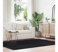 vidaXL Shaggy Rug High Pile NAVARRA Black 160x230 cm Polyester