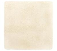vidaXL shaggy rug - high pile polyester area carpet 200x200 cm cream - non-slip, indoor/outdoor use, living room, bedroom, office