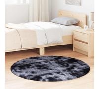 vidaXL Shaggy Rug High Pile NAVARRA Dark Grey 120x120 cm Polyester