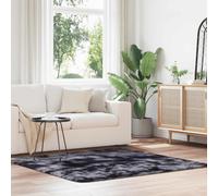 vidaXL Shaggy Rug High Pile NAVARRA Dark Grey 160x160 cm Polyester