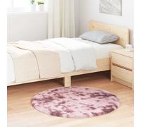 vidaXL Shaggy Rug High Pile NAVARRA Dusty Pink 100x100 cm Polyester