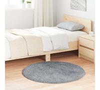 vidaXL Shaggy Rug High Pile NAVARRA Light Grey 100x100 cm Polyester