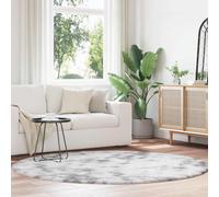 vidaXL Shaggy Rug High Pile NAVARRA Light Grey 200x200 cm Polyester