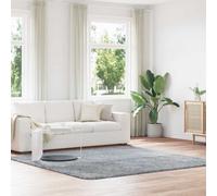 Vidaxl Shaggy Rug High Pile Navarra Light Grey 240X240 Cm Polyester