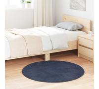 vidaXL Shaggy Rug High Pile NAVARRA Navy 100x100 cm Polyester