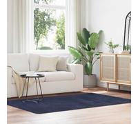 (navy, 130 x 200 cm) vidaXL Shaggy Rug High Pile NAVARRA Polyester Area Rug