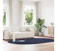vidaXL Shaggy Rug High Pile NAVARRA Navy 300x200 cm Polyester