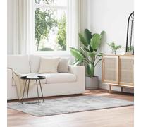 vidaXL Shaggy Rug High Pile NAVARRA Silver Grey 130x200 cm Polyester