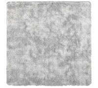 vidaXL Shaggy Rug High Pile NAVARRA Silver Grey 160x160 cm Polyester