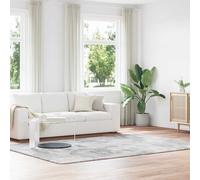 Shaggy Rug High Pile NAVARRA Silver Grey 200x290 cm Polyester