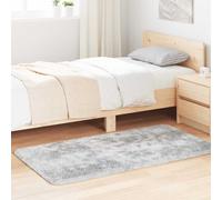 vidaXL Shaggy Rug High Pile NAVARRA Silver Grey 80x150 cm Polyester