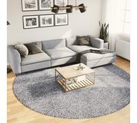 vidaXL Shaggy Rug PAMPLONA High Pile Modern Blue Ø 280 cm