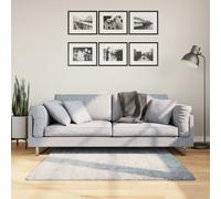 vidaXL Shaggy Rug PAMPLONA High Pile Modern Blue 120x120 cm