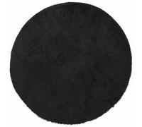 (black, 100 x 100 cm/round) vidaXL Shaggy Rug High Pile NAVARRA Dusty Pink 200x200 cm Polyester Area Rug