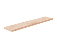 Vidaxl Shelf Board 100X20X2.5 Cm Untreated Solid Wood Oak