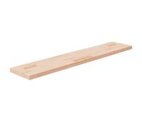 vidaXL Shelf Board 100x20x2.5 cm Untreated Solid Wood Oak, Brown
