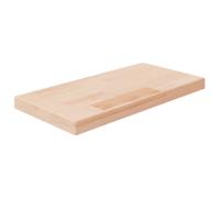 vidaXL Shelf Board 40x20x2.5 cm Untreated Solid Wood Oak, Brown