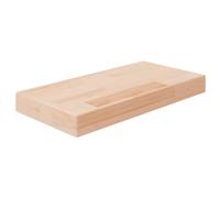 vidaXL Shelf Board 40x20x4 cm Untreated Solid Wood Oak