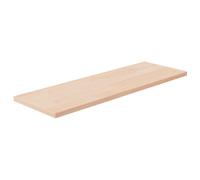 vidaXL Solid Wood Oak Shelf Board Wooden Storage Shelf Panel Display Organiser DIY Replacement Bookcase Board 60x20x1.5 cm Untreated