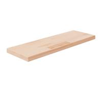 vidaXL Shelf Board 60x20x2.5 cm Untreated Solid Wood Oak