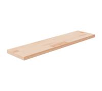 vidaXL Shelf Board 80x20x2.5 cm Untreated Solid Wood Oak