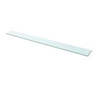 vidaXL Shelf Panel Glass Clear 110x12 cm