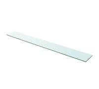 vidaXL Shelf Panel Glass Clear 110x15 cm