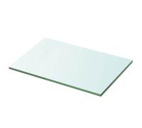 vidaXL Shelf Panel: Durable Tempered Glass, Clear, Lightweight, Ideal for Office or Home Use, Easy to Clean