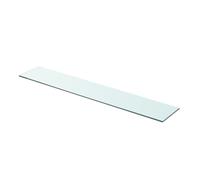 vidaXL Shelf Panel Glass Sheet Plate Storage Cabinet Room Shelving Display Clear