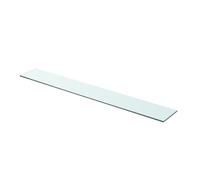 vidaXL Shelf Panel Glass Sheet Plate Storage Cabinet Room Shelving Display Clear