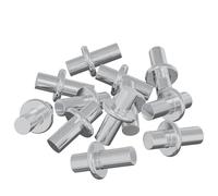 vidaXL Shelf Peg 12 pcs Silver 8.6 x 8.6 x 14.6 mm Steel