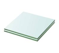 vidaXL Shelves Panel Glass Clear 20x15 cm – 2 pcs