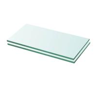 vidaXL Shelves 2 pcs Panel Glass Clear 20x30 cm