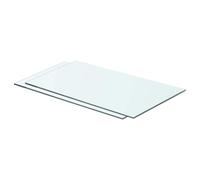 vidaXL Shelves 2 pcs Panel Glass Clear 60x30 cm