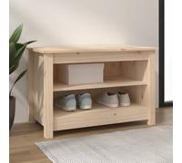 Vidaxl Shoe Bench 70X38X45.5 Cm Solid Wood Pine