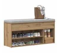 Vidaxl Shoe Bench Artisan Oak 102X30.5X45 Cm Engineered Wood