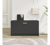 (Black) Shoe Cabinet Storage Organiser Stand Entryway Hall Rack MDF Multi Colours