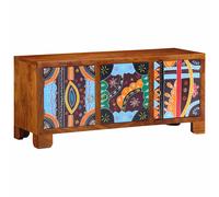 vidaXL Shoe Bench Honey Brown 100 x 35 x 45 cm Acacia Solid Wood, Acacia Storage