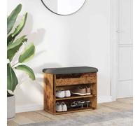Shoe Bench Entryway Storage Bench Hallway Shoe Rack Engineered Wood vidaXL