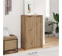 vidaXL Shoe Cabinet Shoe Cupboard Shoe Rack Shelf Artisian Oak Engineered Wood