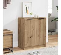 vidaXL Shoe Cabinet Artisian Oak 59x35x70 cm Engineered Wood