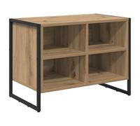 vidaXL Shoe Cabinet Artisian Oak 60 x 35 x 44 cm Engineered Wood, Living Room, Rectangular, Durable, Modern Design for Comfort, Spacious Layout, Ideal for Family Gatherings and Relaxation