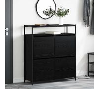 Shoe Cabinet with 4 Flip-Drawers Shoe Storage Shelf Shoe Rack Cupboard vidaXL