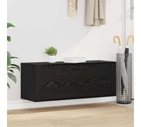 Shoe Cabinet with Shelf Wall-mounted with Door Engineered wood Shoe Rack vidaXL