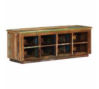 Shoe Cabinet Brown 110 x 35 x 40 cm Solid Reclaimed Wood Rustic Storage Console