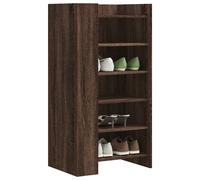 vidaXL Shoe Cabinet Brown Oak 52x37.5x100 cm Engineered Wood