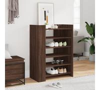vidaXL Shoe Cabinet Brown Oak 74.5x37.5x100 cm Engineered Wood