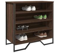 vidaXL Shoe Cabinet Shoe Storage Shelf Shoe Rack Brown Oak Engineered Wood